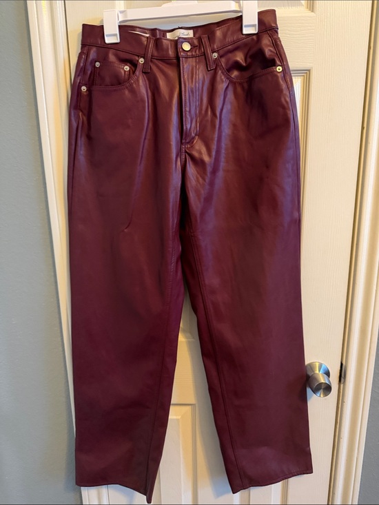 Universal Thread Pants - Universal Thread Burgundy baggy Faux Leather Pants *NWOT*
